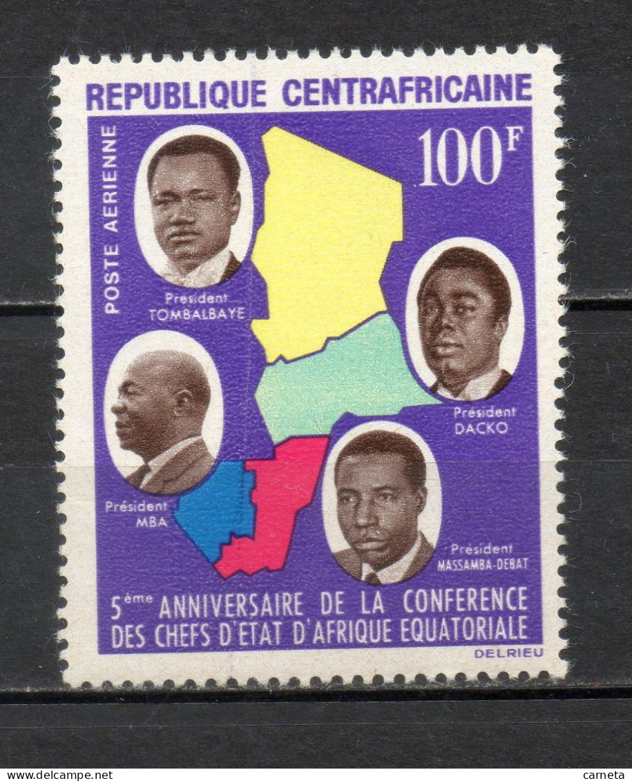 CENTRAFRIQUE PA N° 27   NEUF SANS CHARNIERE COTE 2.20€  PRESIDENT CHEFS D'ETAT D'AFRIQUE - Repubblica Centroafricana