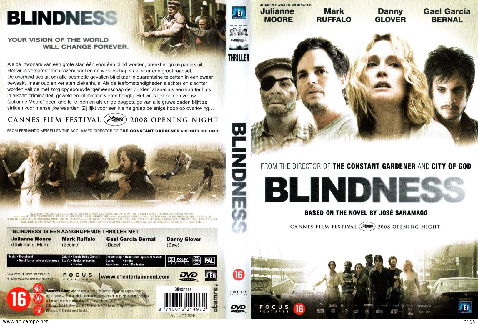 DVD - Blindness - Policiers
