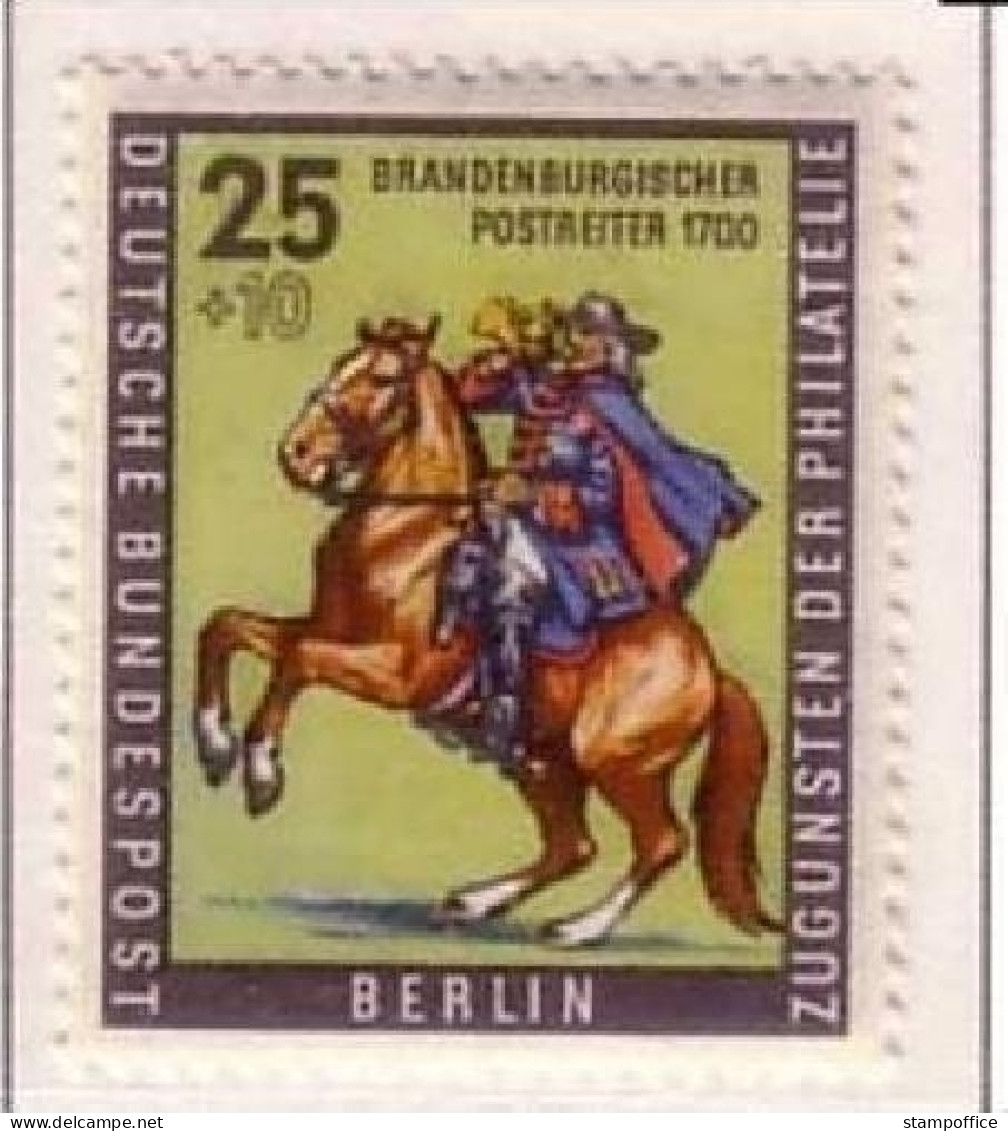 BERLIN MI-NR. 158 POSTFRISCH TAG DER BRIEFMARKE 1956 POSTILLION AUF PFERD - Caballos