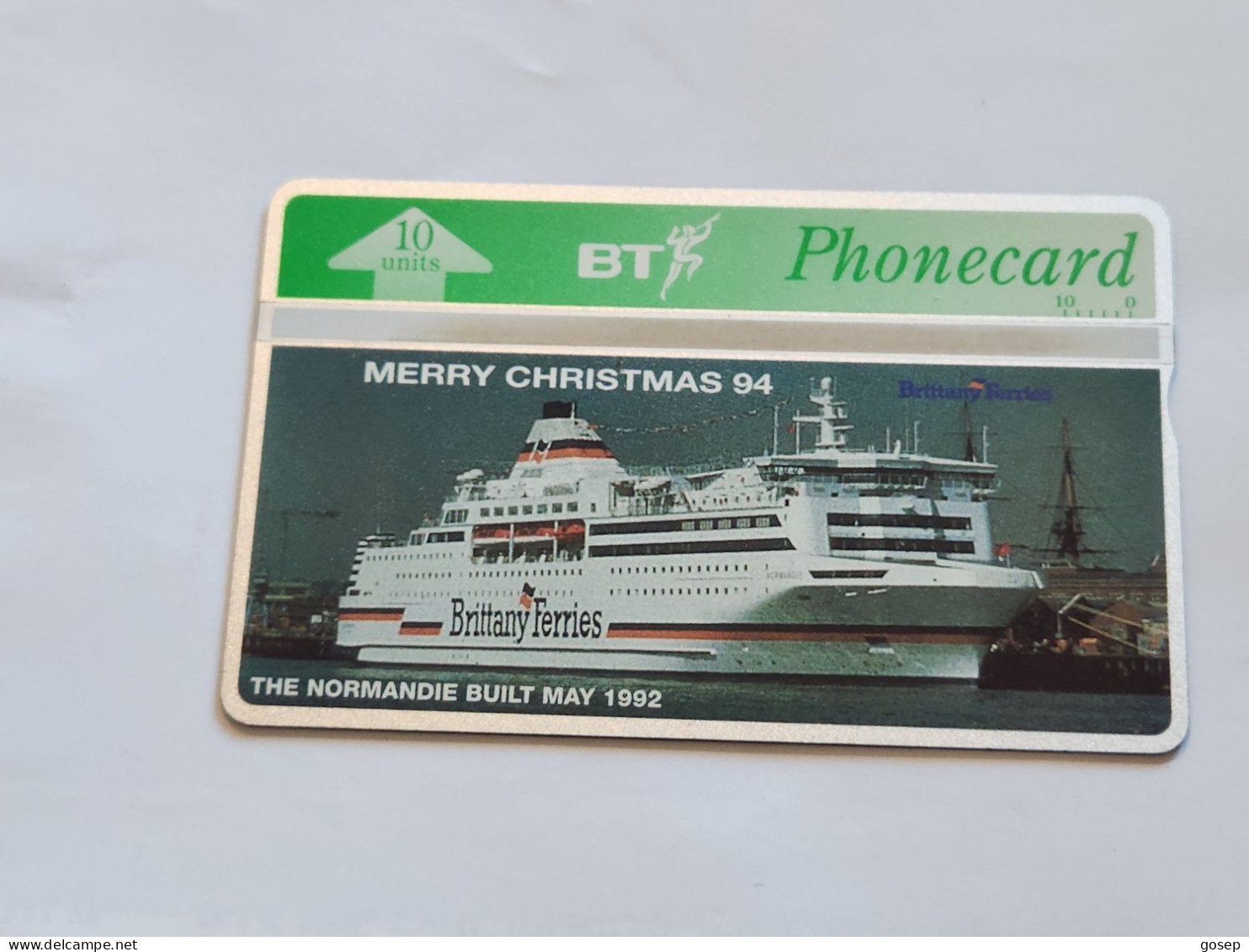 United Kingdom-(BTG-456)-Brittany Ferries Christmas-(391)(10units)(410L39979)(tirage-500)-price Cataloge-10.00£-mint - BT Edición General
