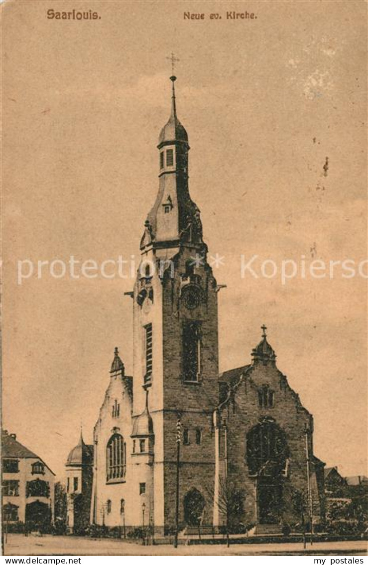 73513940 Saarlouis Kirche Saarlouis - Sonstige & Ohne Zuordnung