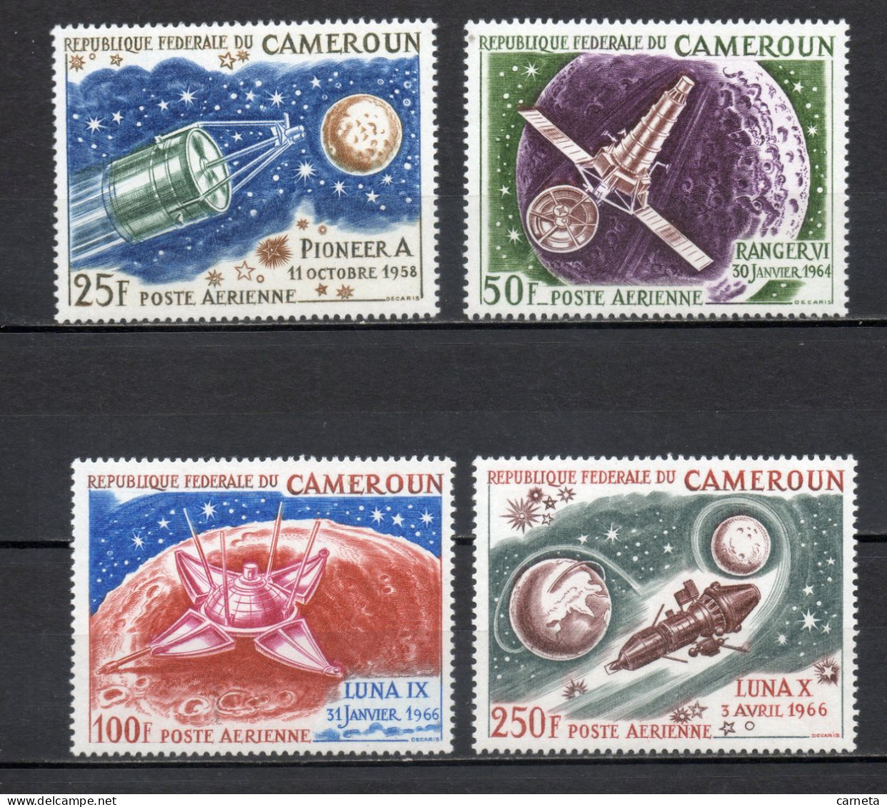 CAMEROUN  PA  N° 95 à 98   NEUFS SANS CHARNIERE COTE  10.00€    ESPACE - Cameroon (1960-...)
