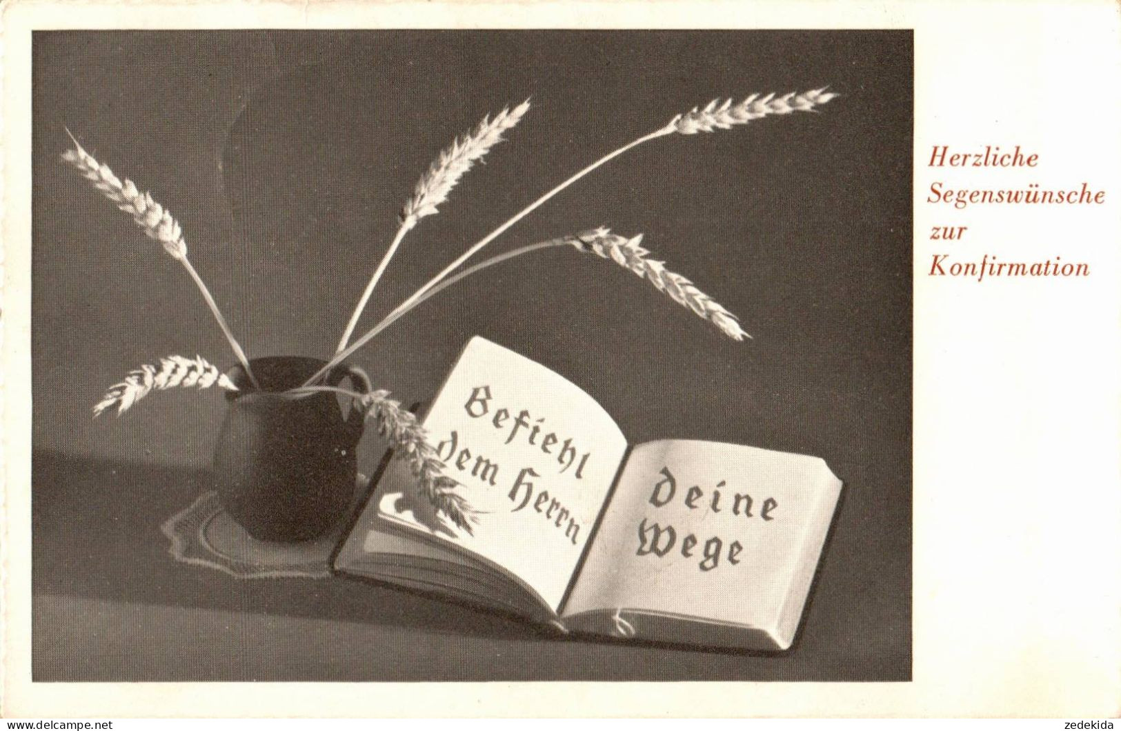 1642 - Glückwunschkarte Spruchkarte Befiehl Dem Herrn Deine Wege - Gel Jens - Sonstige & Ohne Zuordnung