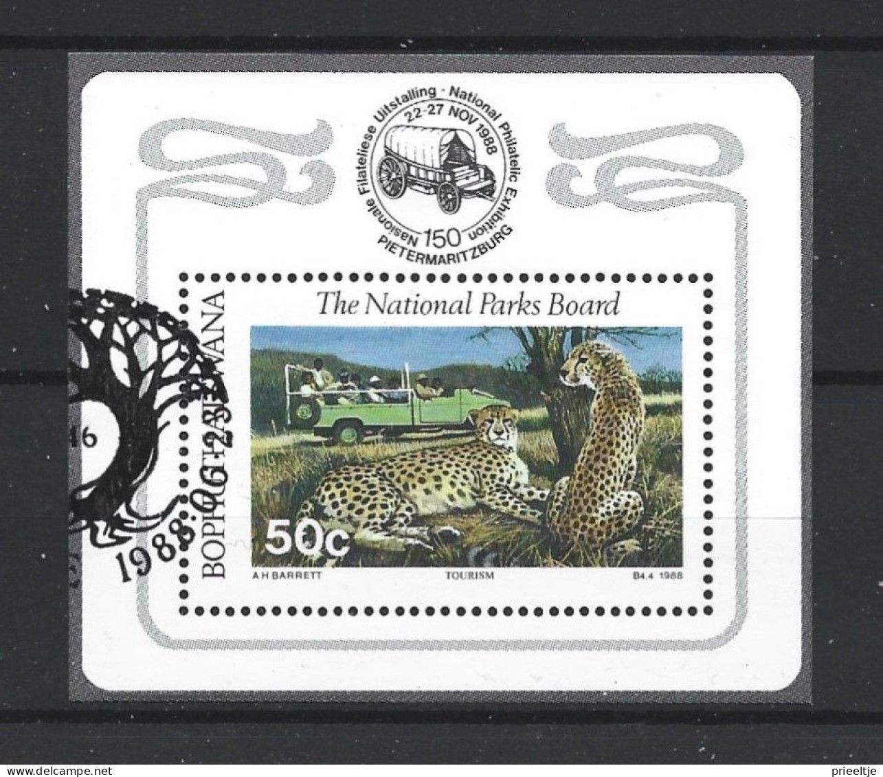 Bophuthatswana 1988 Leopard S/S Y.T. BF 3 (0) - Bofutatsuana