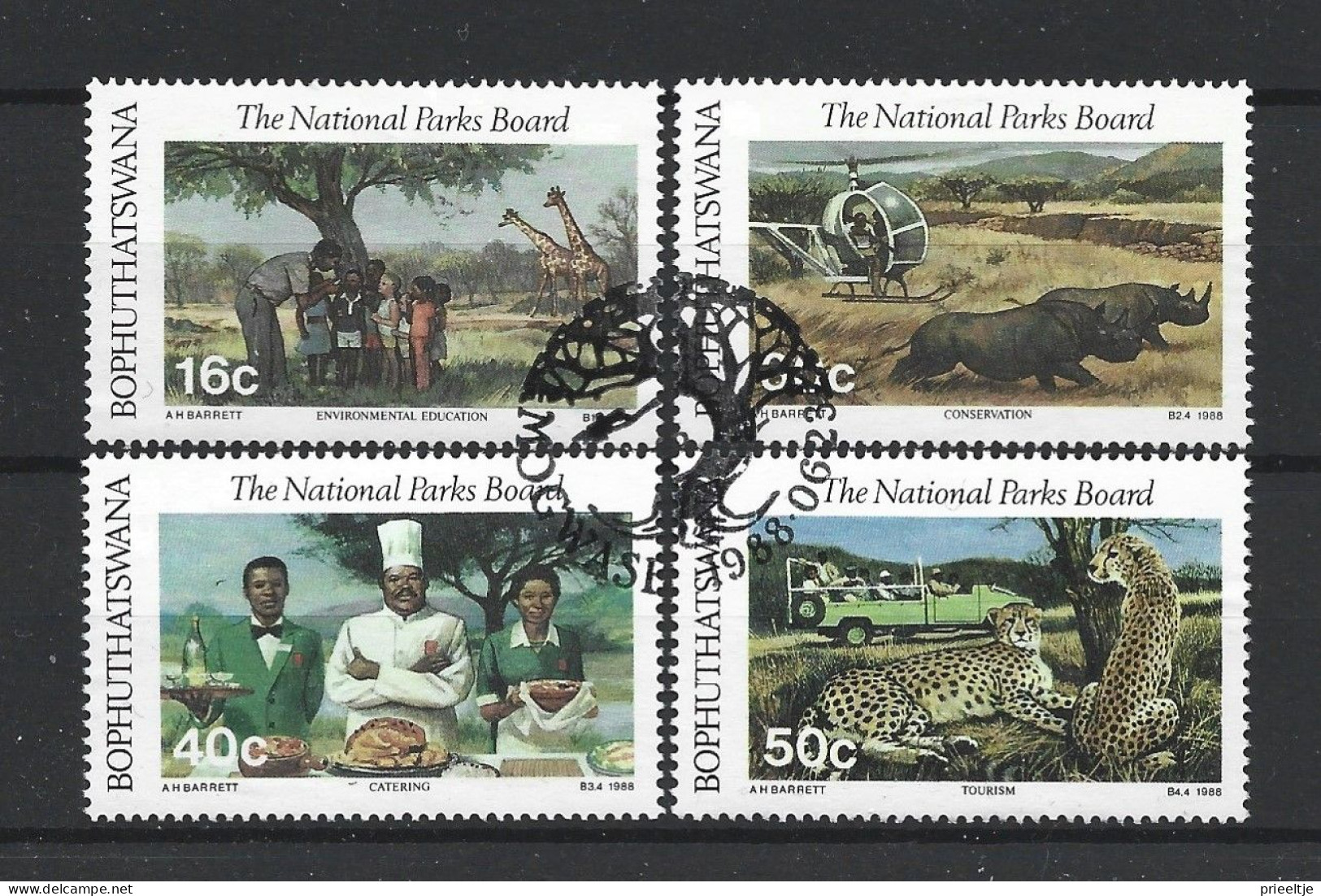 Bophuthatswana 1988 National Parks Y.T. 202/205 (0) - Bophuthatswana