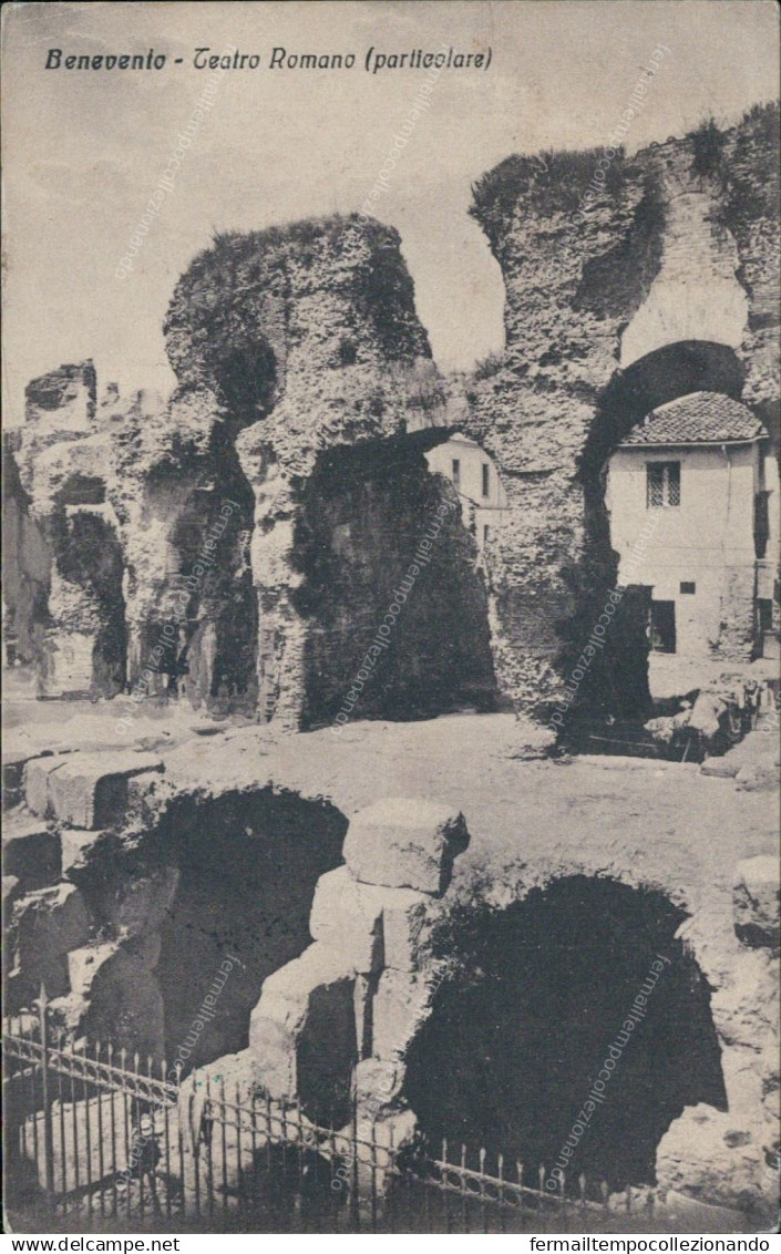 Cr123 Cartolina Benevento Citta' Teatro Romano Particolare Campania - Benevento