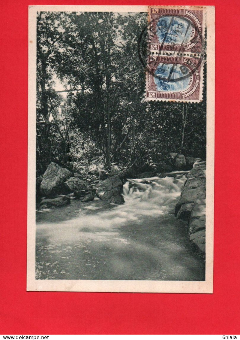 18724  GORONGOZA  Rapido De Rio Pongwe Rapids In River Pungwe   (2 Scans )  Mozambique - Mozambico