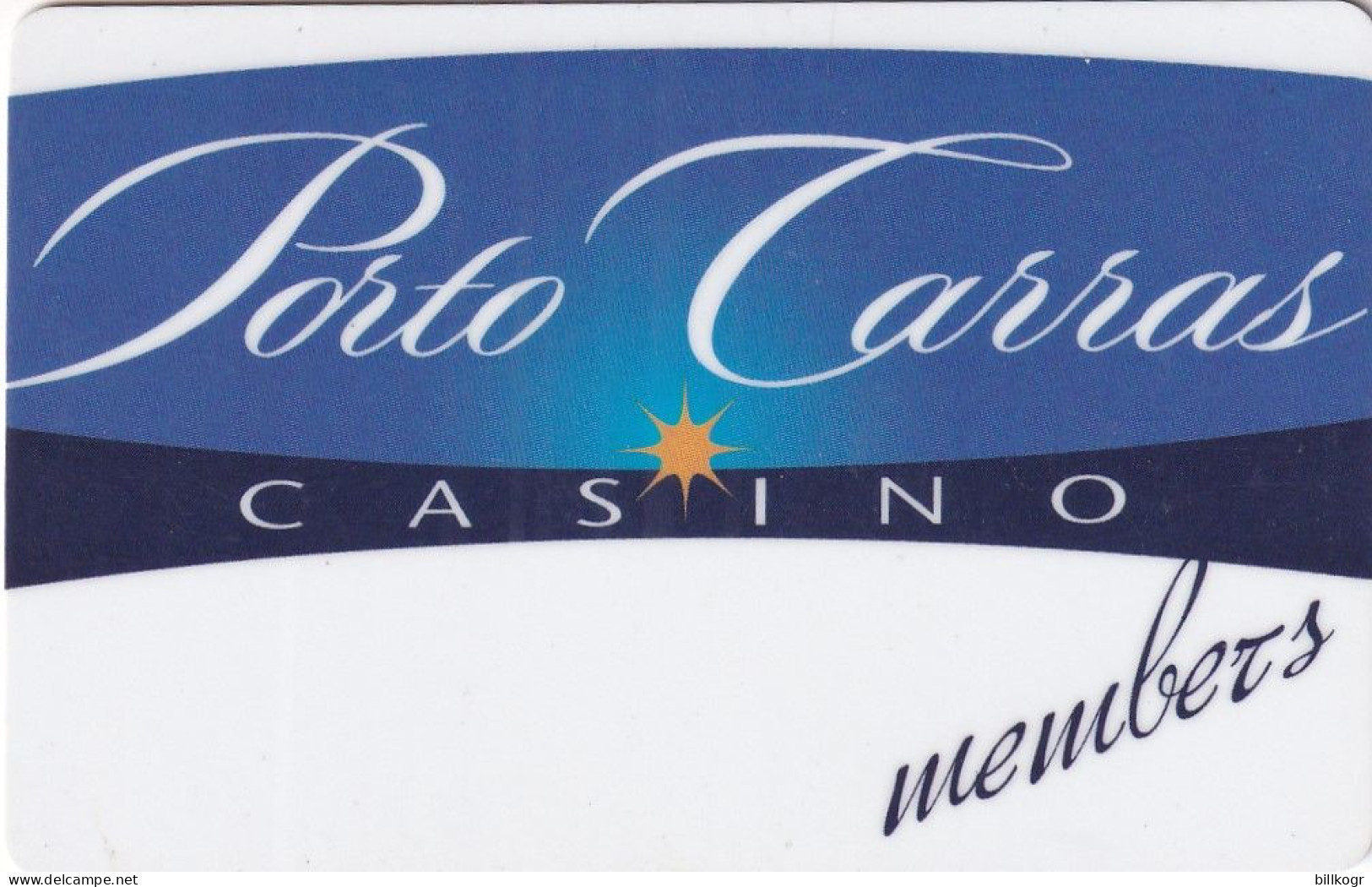 GREECE - Porto Carras, Casino Member Card, Used - Casinokarten
