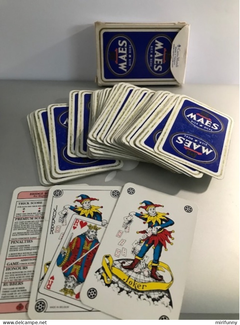 JEU DE CARTES MAES BIER BIERES - 54 Cards