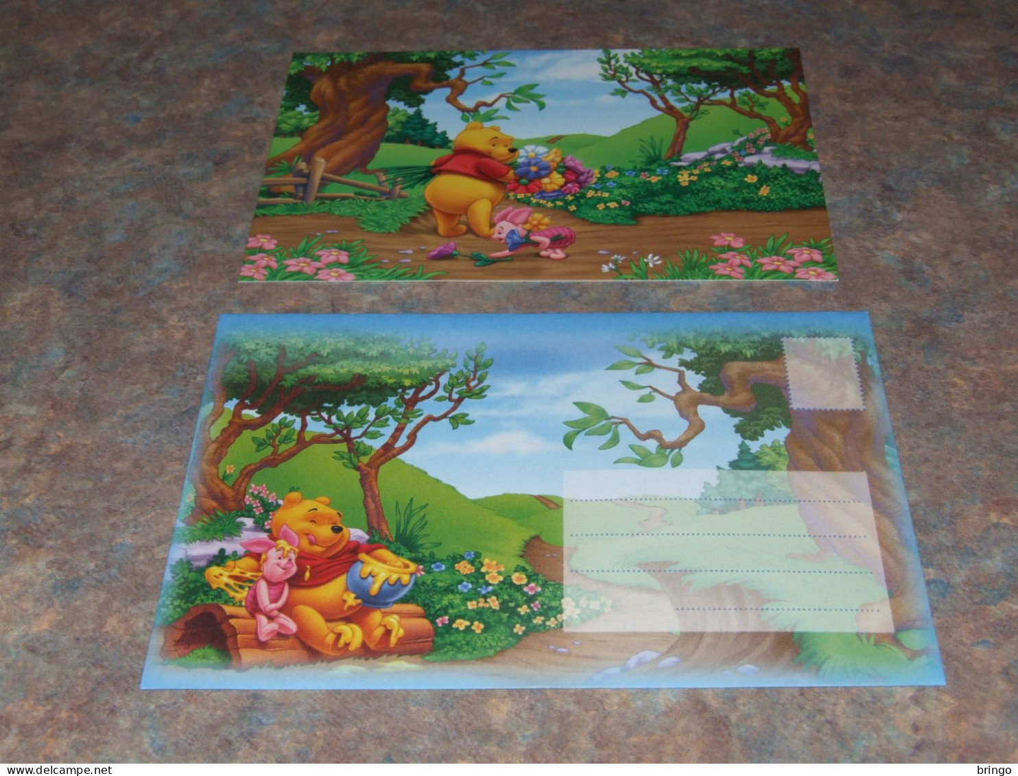 75439-         CARD WITH ENVELOPE, DISNEY, WINNIE THE POOH - Disneyworld