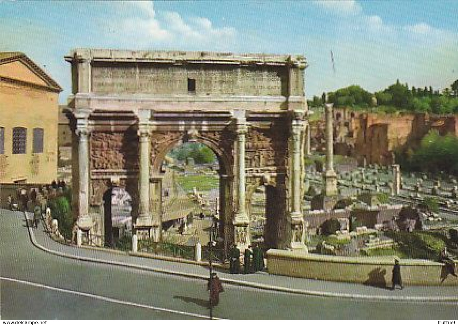 AK 216880 ITALY - Roma - Arco Di Settimo Severo - Andere Monumente & Gebäude