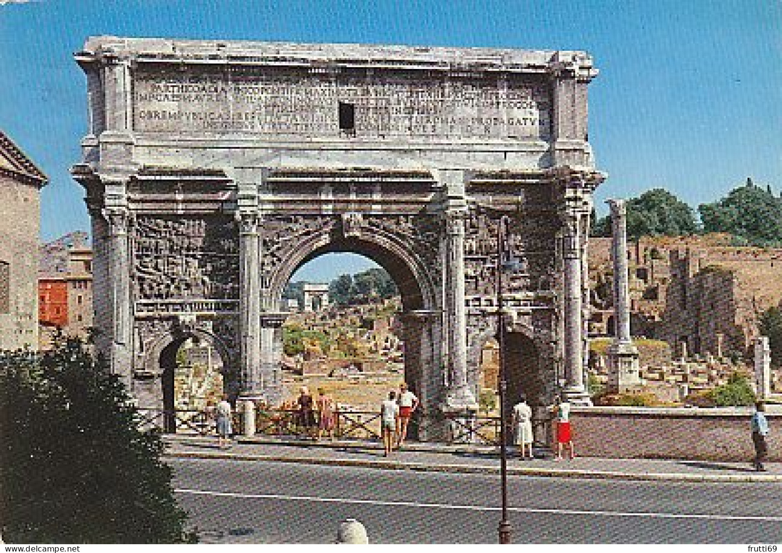 AK 216881 ITALY - Roma - Arco Di Settimo Severo - Andere Monumente & Gebäude