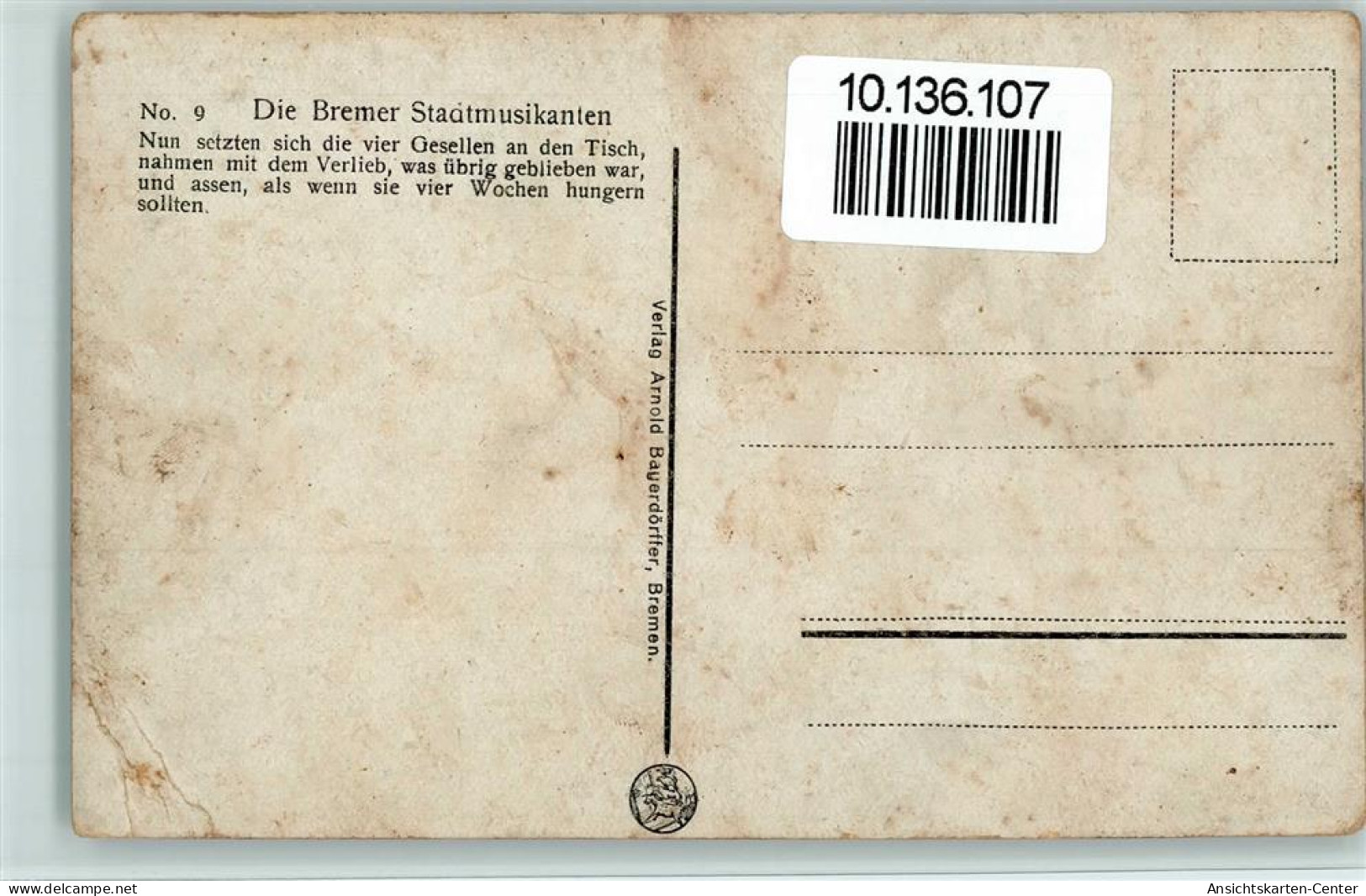 10136107 - Maerchen Nr. 9  Bremer - Märchen, Sagen & Legenden