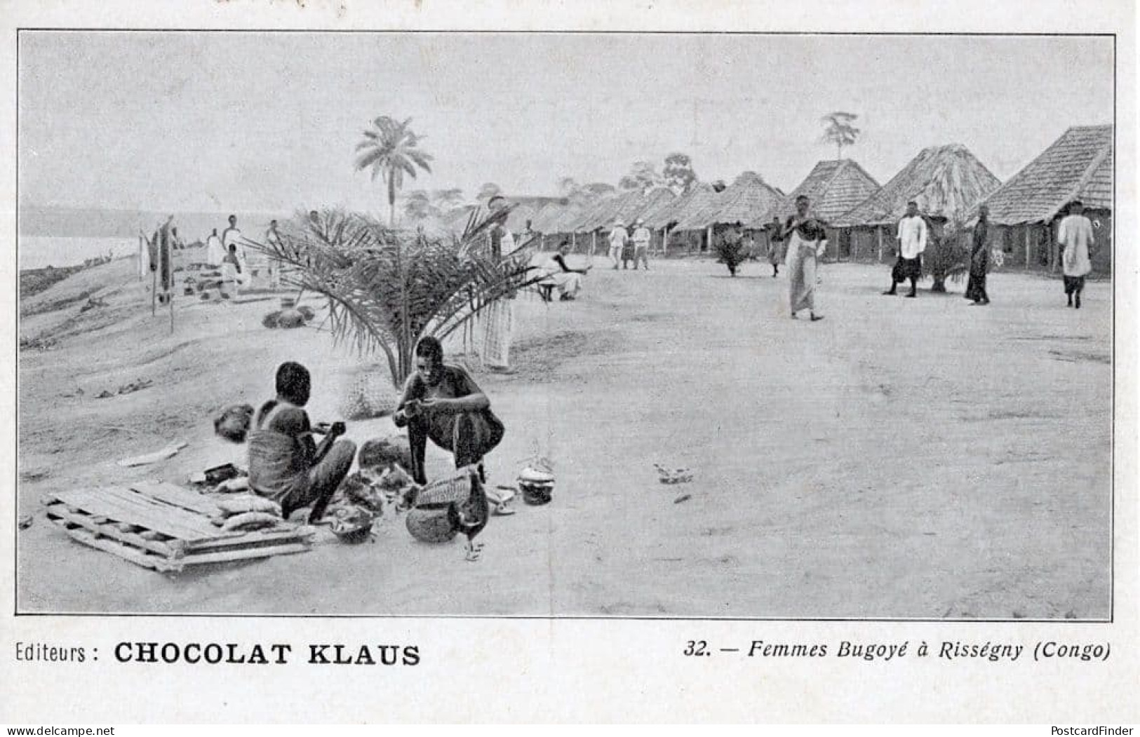 Chocolat Klaus African Congo 32 Rare Antique Postcard - Unclassified