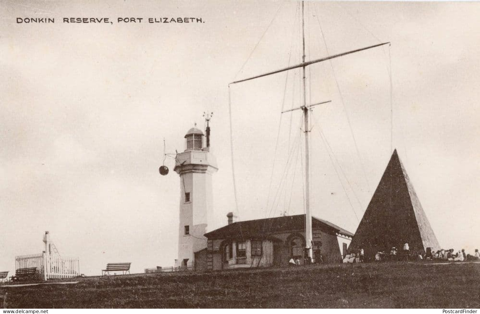 Donkin Reserve Pyramid Port Elizabeth South Africa Rare Old Postcard - Sin Clasificación