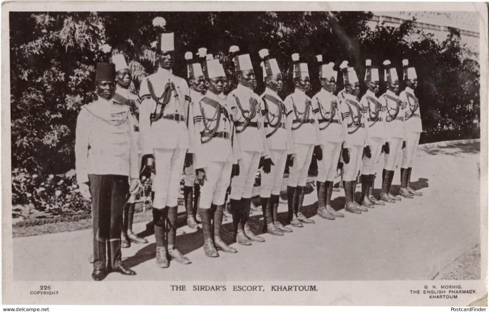 The Sirdar's Escort Khartoum Africa Real Photo Military Postcard - Unclassified