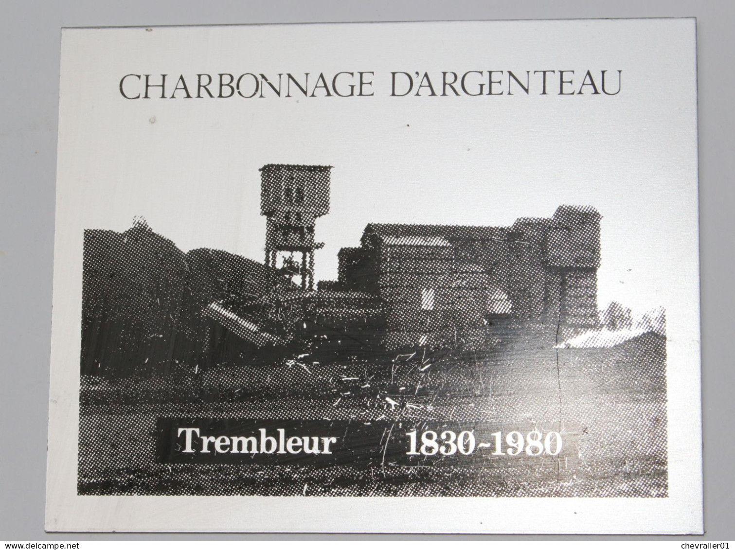 Plaque Commémorative Charbonnage D’Argenteau-Trembleur_150 Ans - Obj. 'Remember Of'