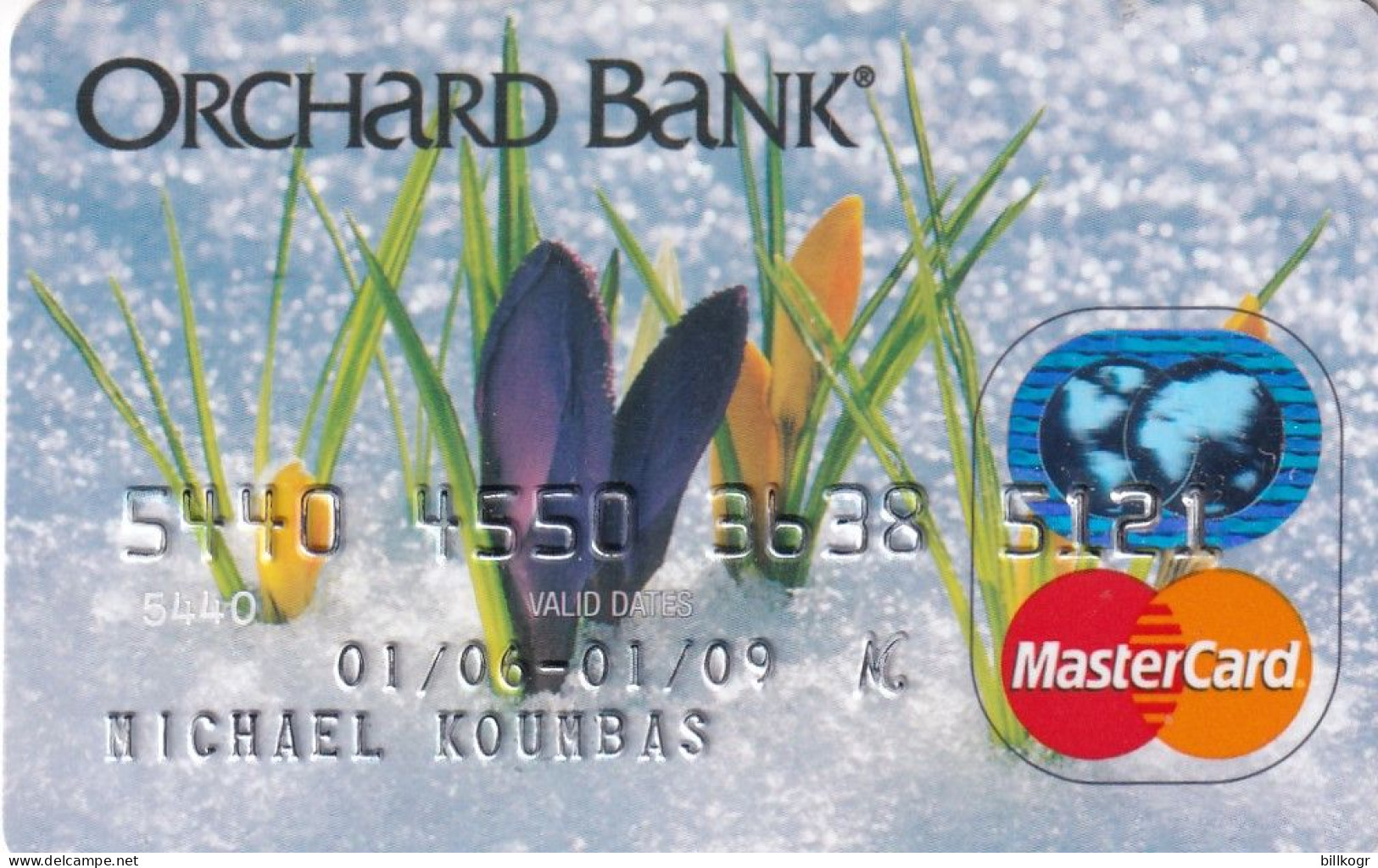 USA - Flowers, HSBC MasterCard, 11/05, Used - Credit Cards (Exp. Date Min. 10 Years)