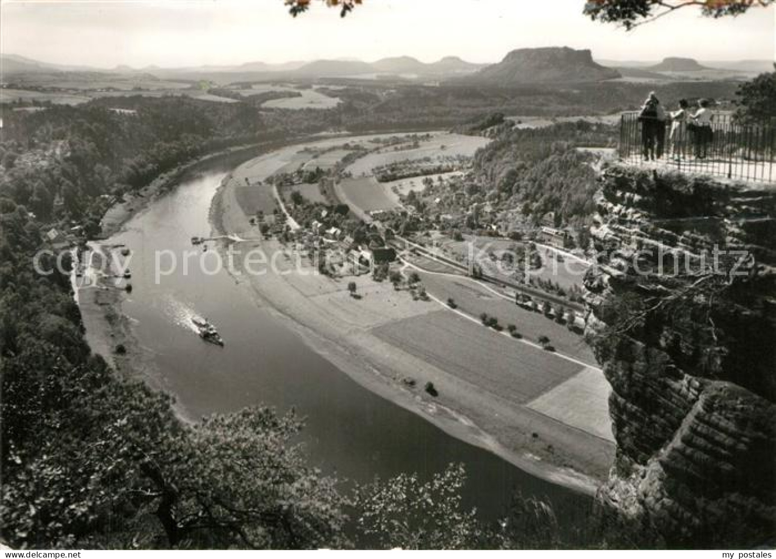 73512256 Saechsische Schweiz Basteiblick Saechsische Schweiz - Rathen