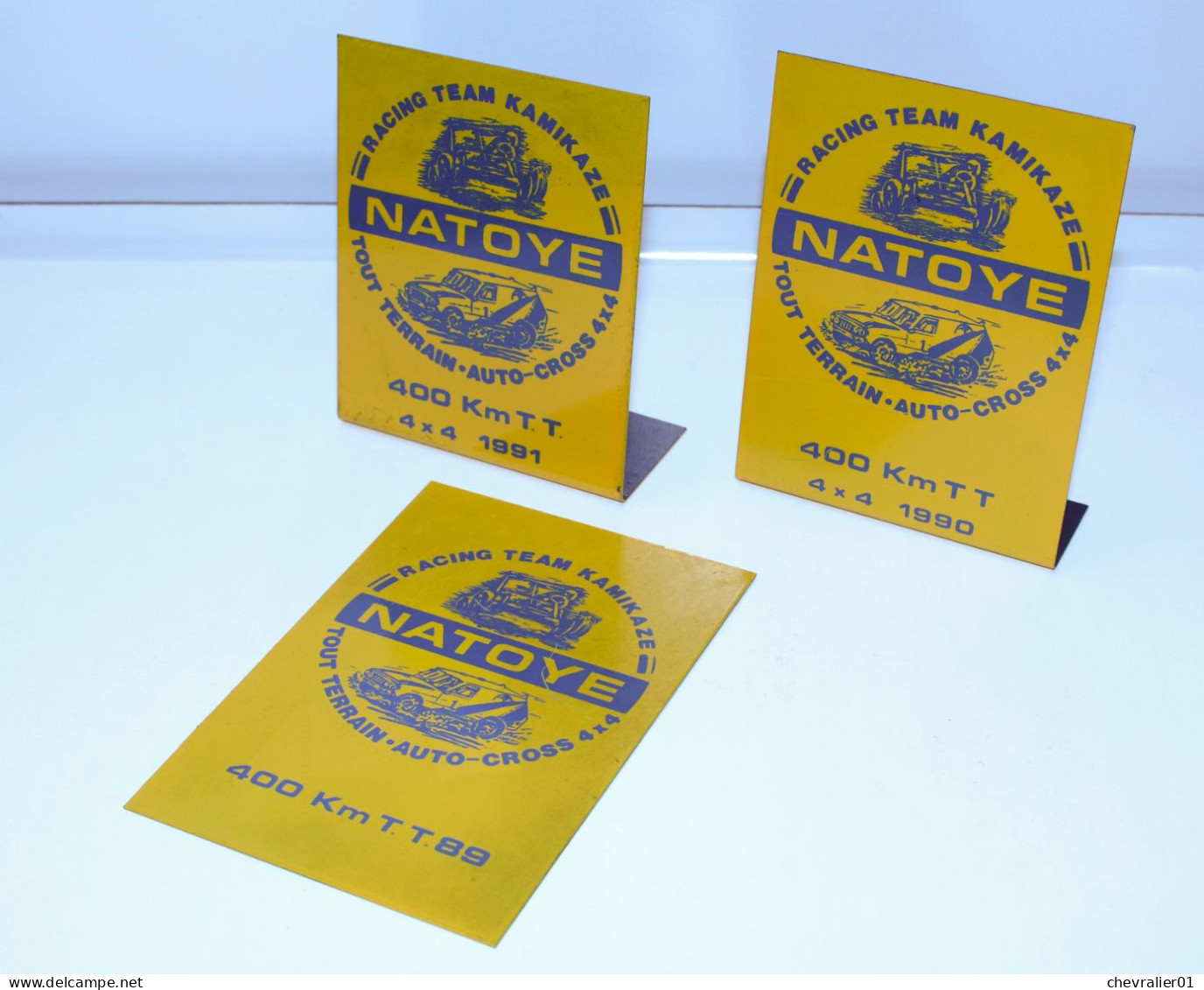 Plaque De Rallye_01 « Team Organisation »_Natoye 1991 - Other & Unclassified