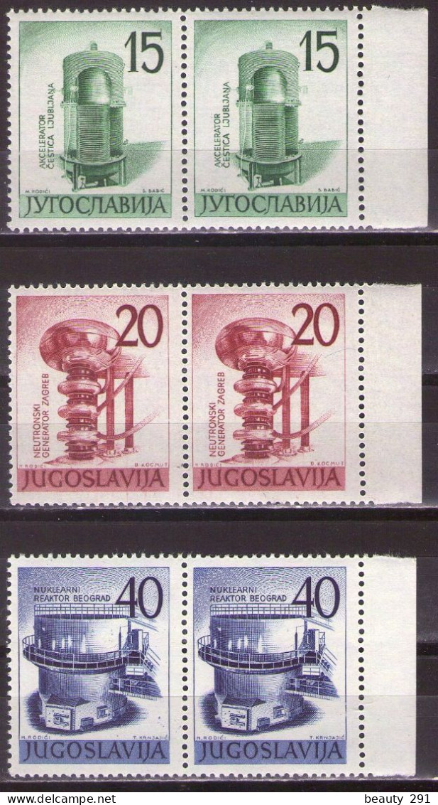 Yugoslavia 1960 - Nuclear Energy Exhibition - Mi 927-929 - MNH**VF - Neufs