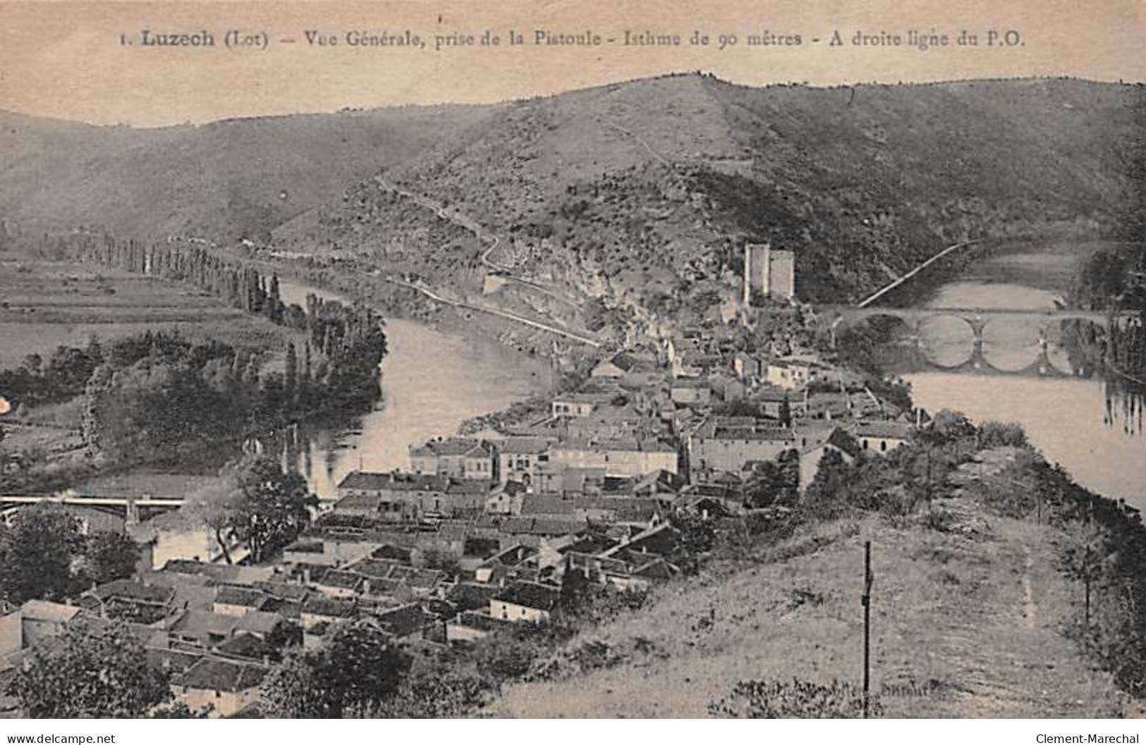 LUZECH - Vue Générale, Prise De La Pistoule - Très Bon état - Luzech