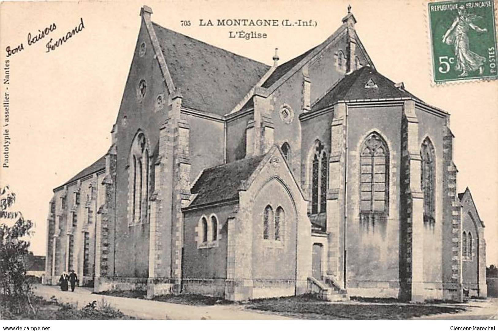 LA MONTAGNE - L'Eglise - Très Bon état - La Montagne