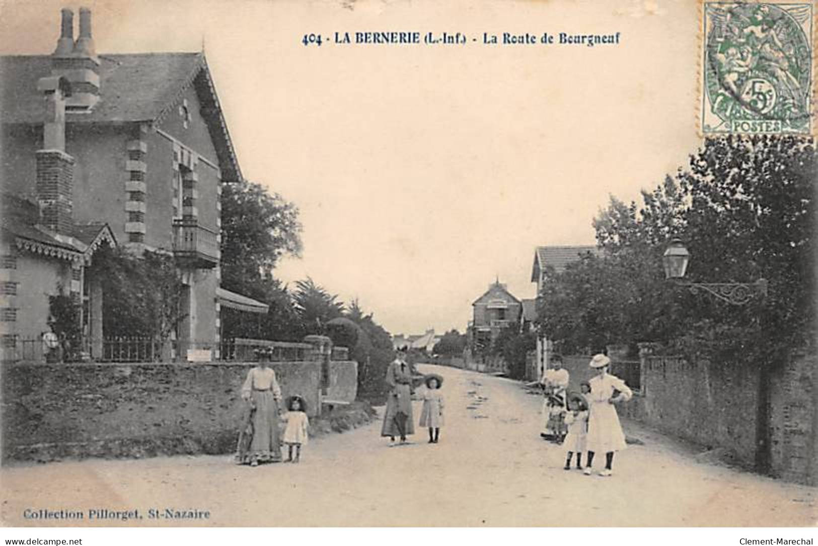 LA BERNERIE - Route De Bourgneuf - état - La Bernerie-en-Retz