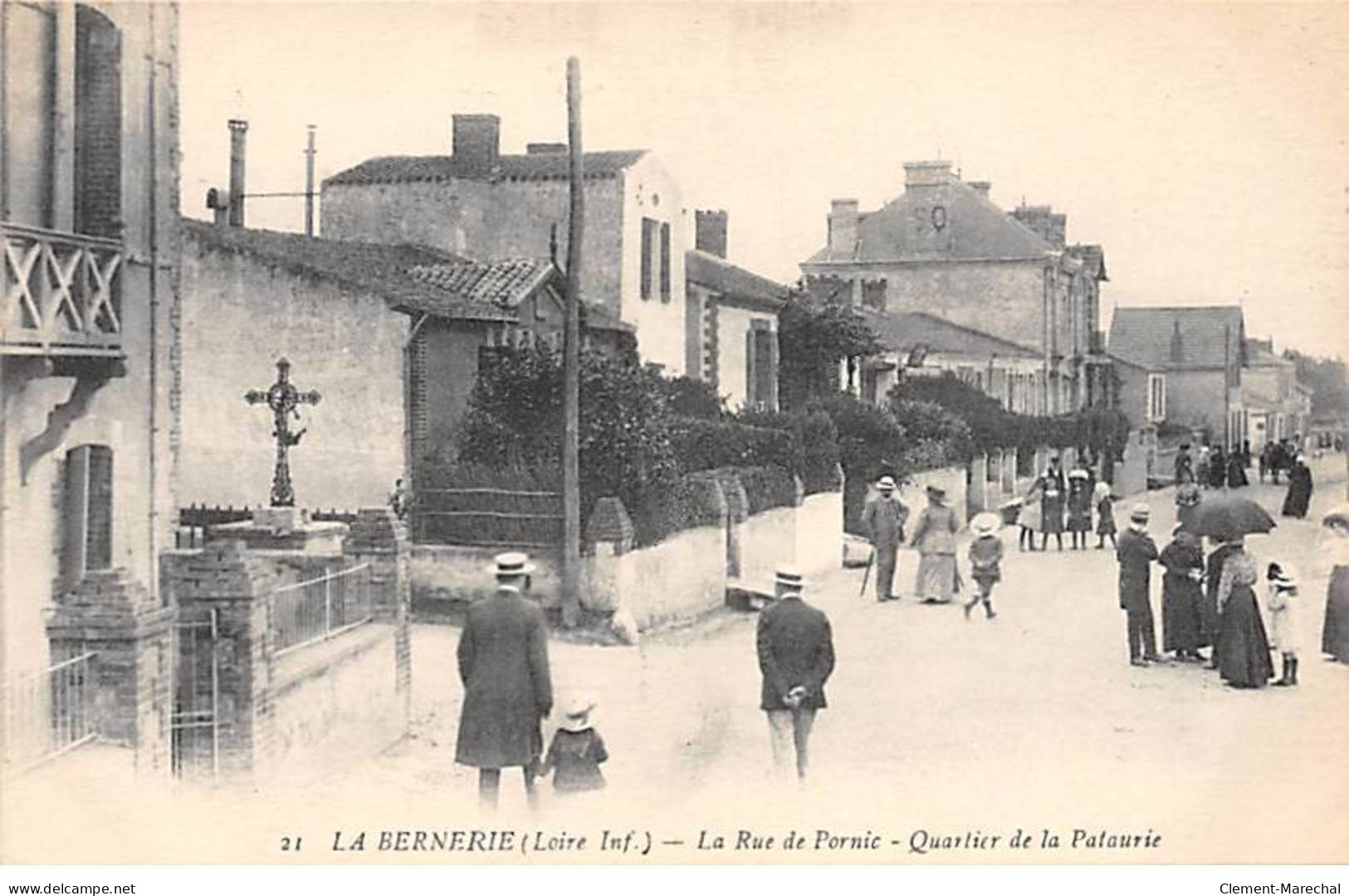 LA BERNERIE - La Rue De Pornic - Quartier De La Pataurie - Très Bon état - La Bernerie-en-Retz