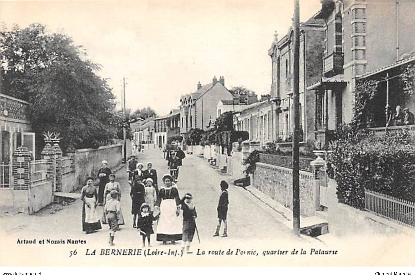 LA BERNERIE - La Route De Pornic - Quartier De La Pataurie - Très Bon état - La Bernerie-en-Retz