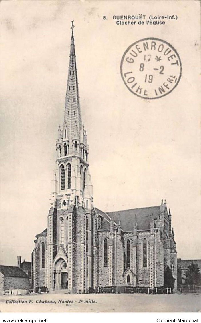 GUENROUET - Clocher De L'Eglise - Très Bon état - Guenrouet