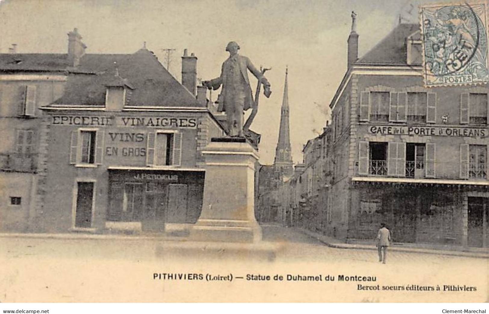 PITHIVIERS - Statue De Duhamel Du Montceau - Très Bon état - Pithiviers
