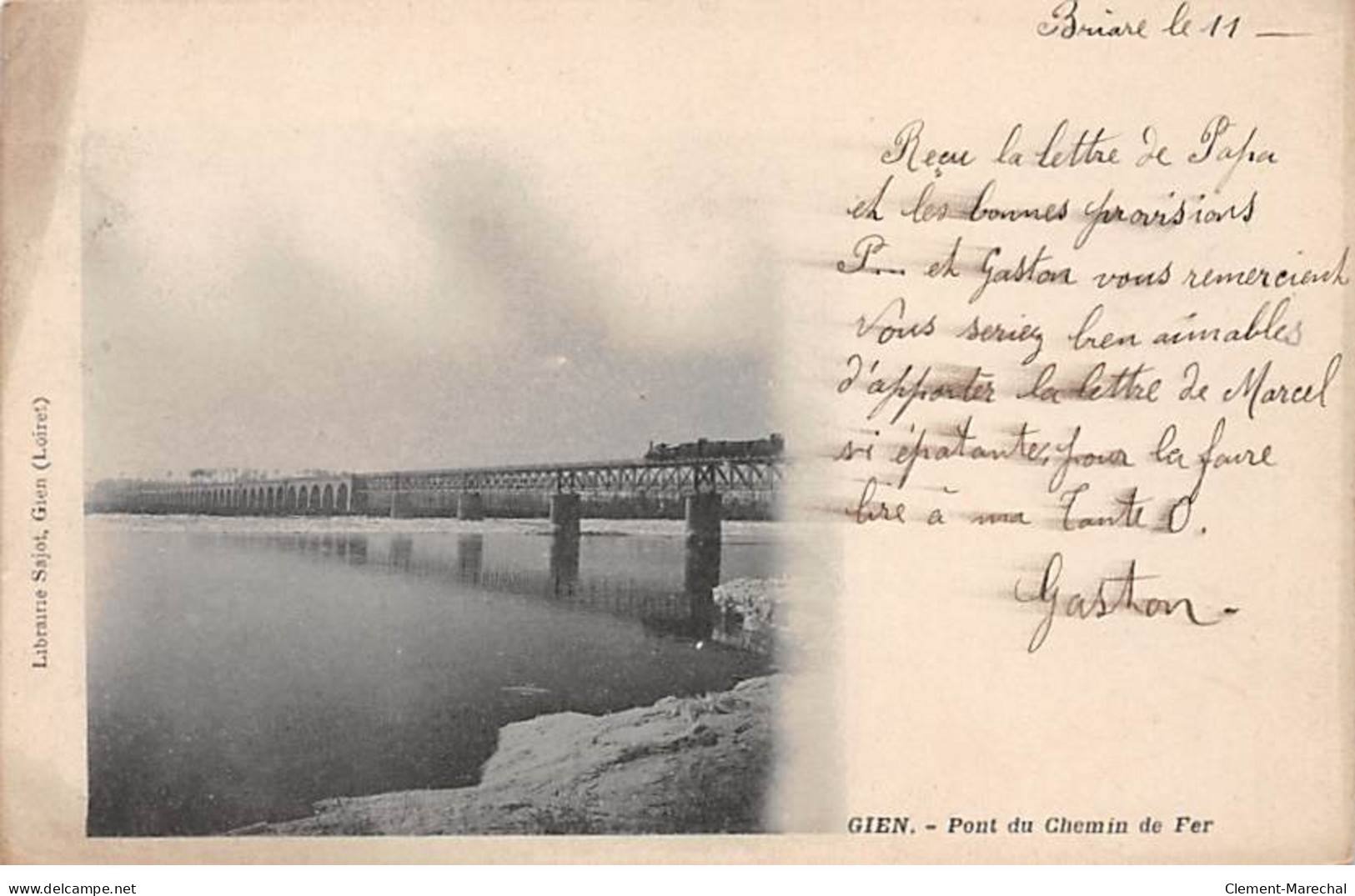 GIEN - Pont Du Chemin De Fer - état - Gien