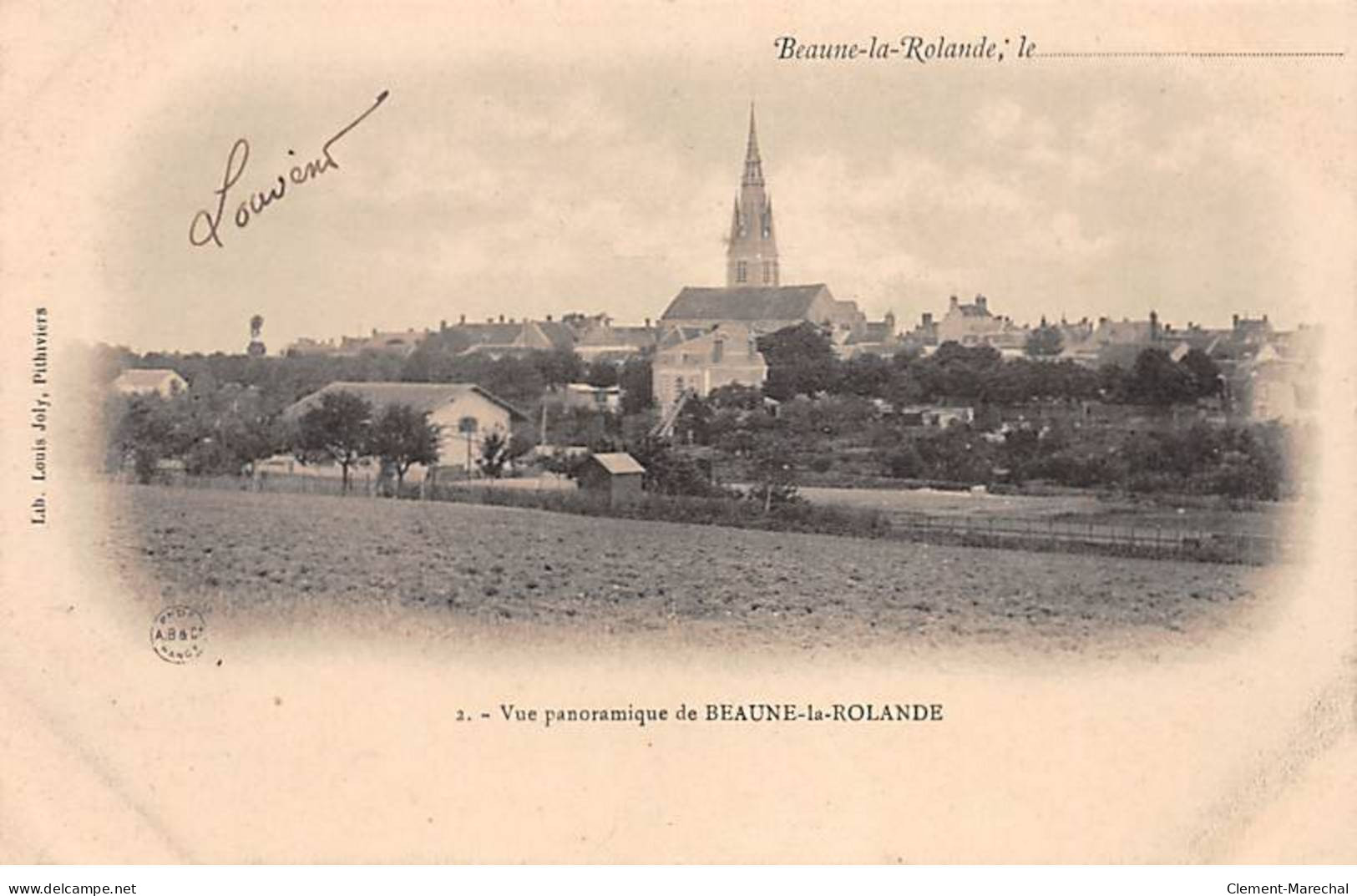 Vue Panoramique De BEAUNE LA ROLANDE - Très Bon état - Beaune-la-Rolande