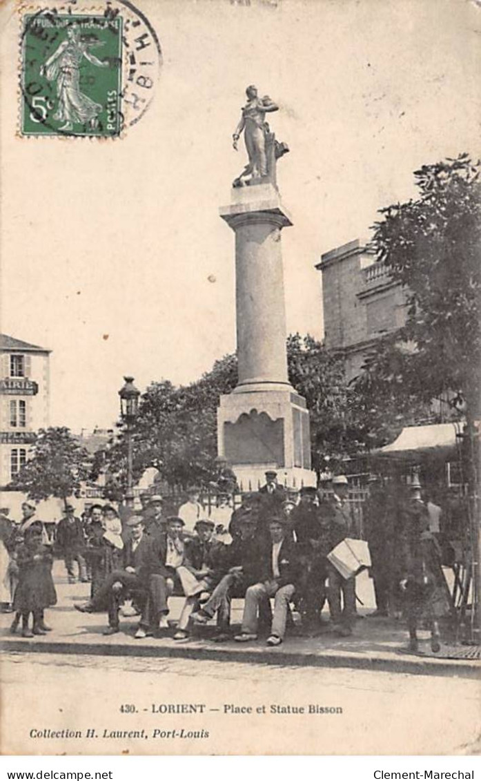 LORIENT - Place Et Statue Bisson - Très Bon état - Lorient