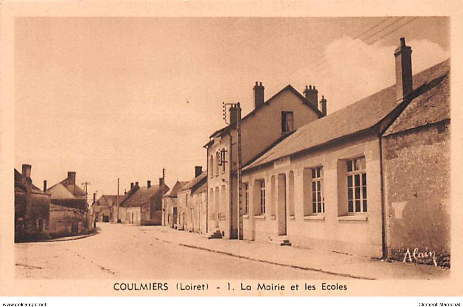 COULMIERS - La Mairie Et Les Ecoles - Très Bon état - Coulmiers