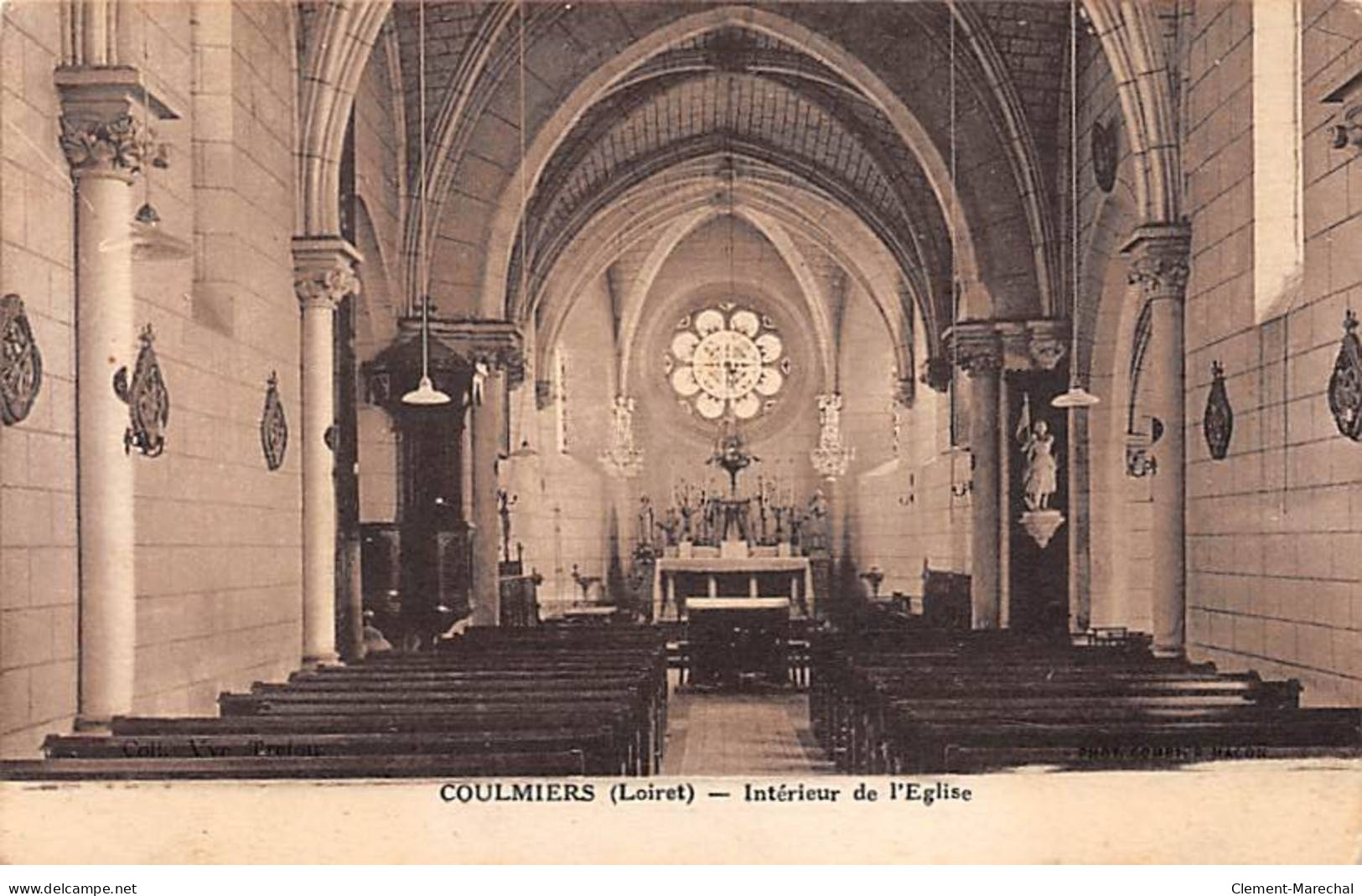COULMIERS - Intérieur De L'Eglise - Très Bon état - Coulmiers