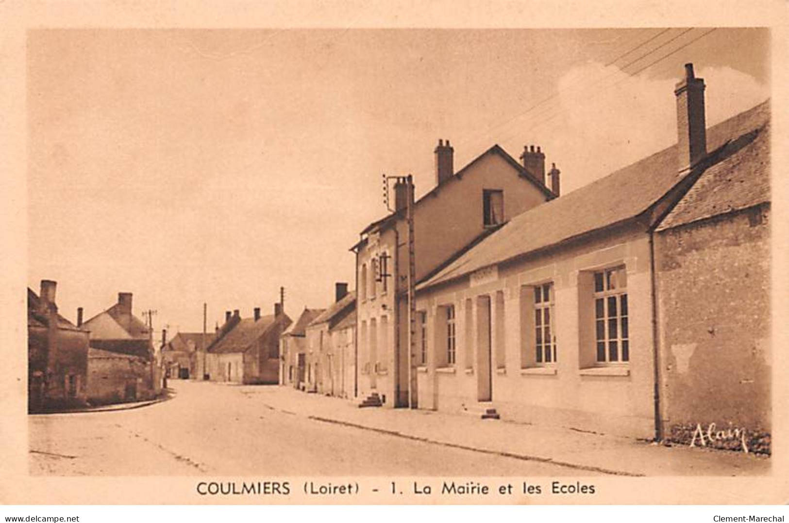 COULMIERS - La Mairie Et Les Ecoles - Très Bon état - Coulmiers