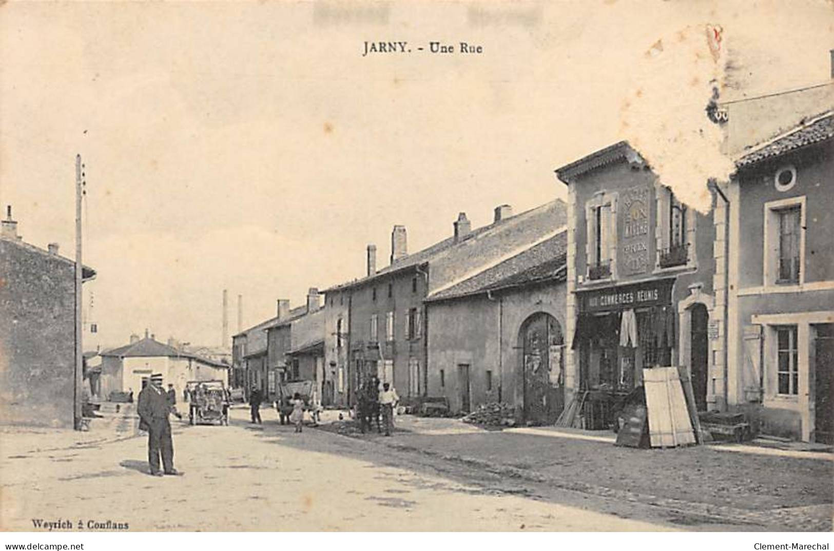 JARNY - Une Rue - état - Jarny