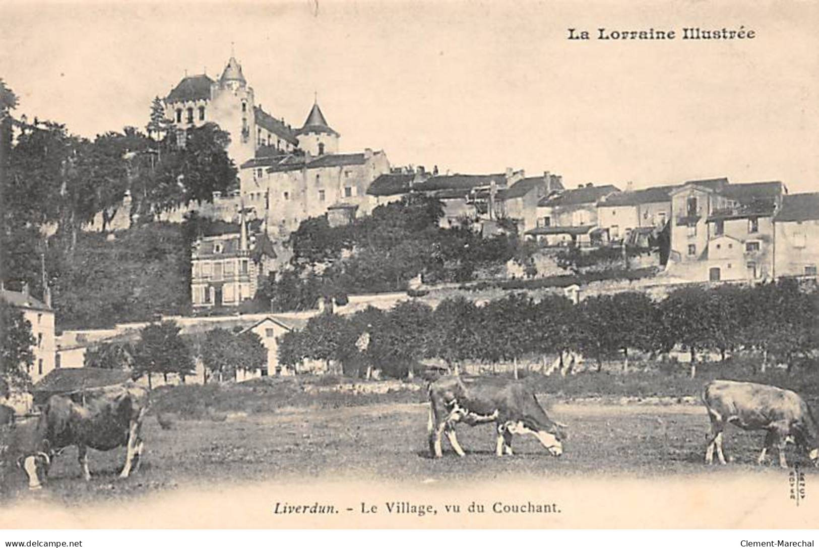 LIVERDUN - Le Village, Vu Du Couchant - Très Bon état - Liverdun