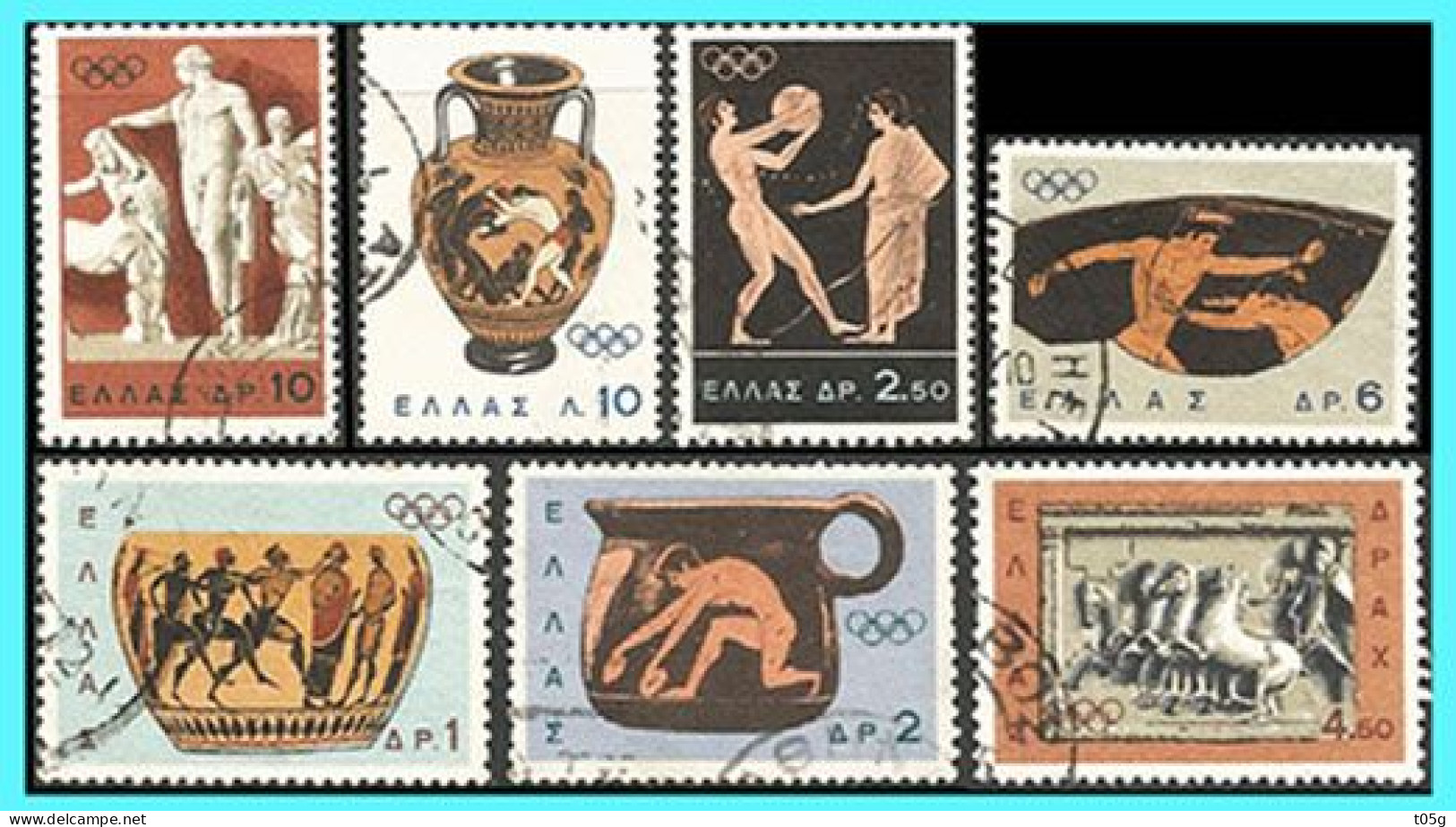 GREECE-GRECE - HELLAS 1964: Olympic Games Tokyo Compl. Set Used. - Gebruikt