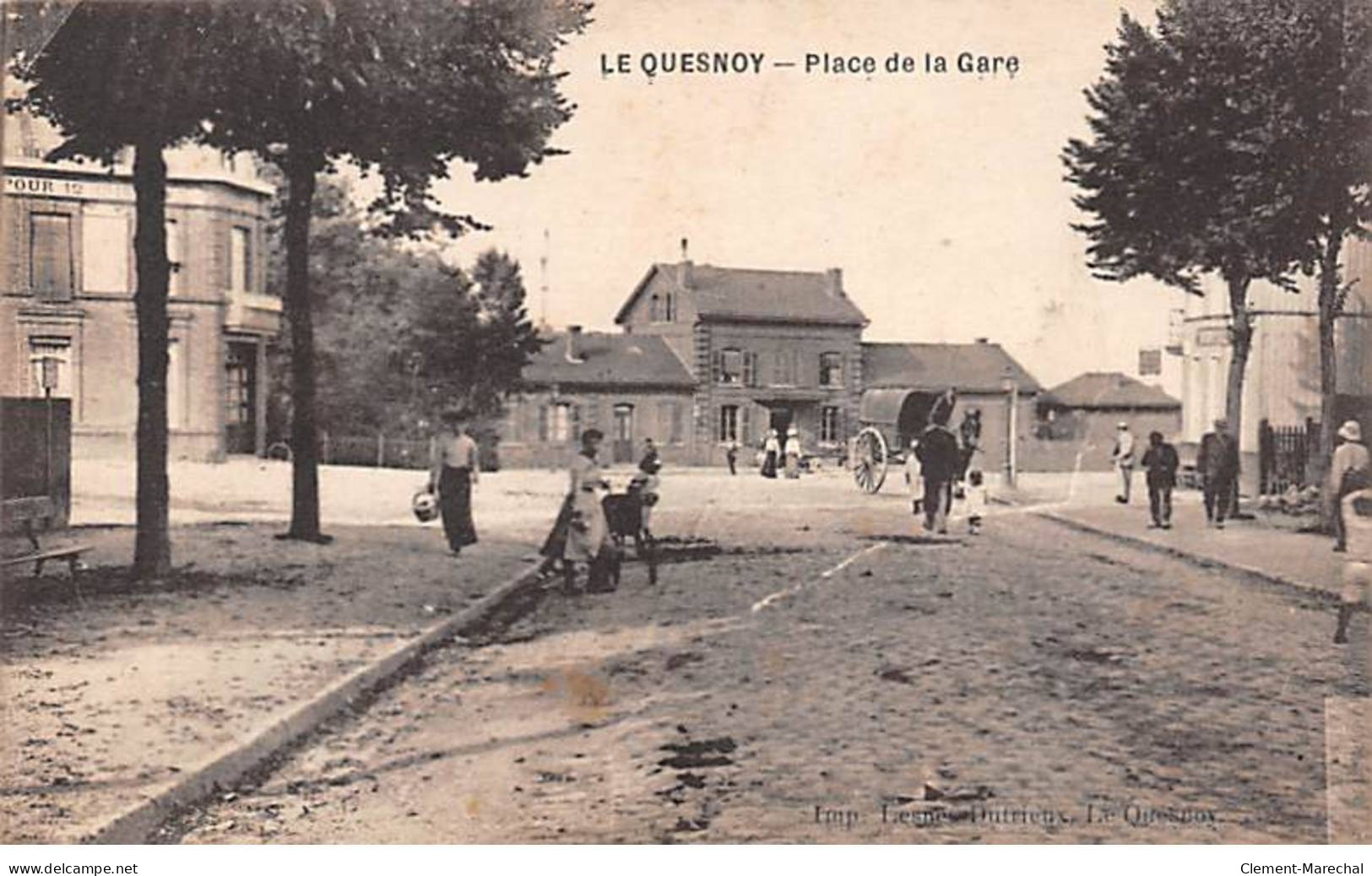 LE QUESNOY - Place De La Gare - Très Bon état - Le Quesnoy