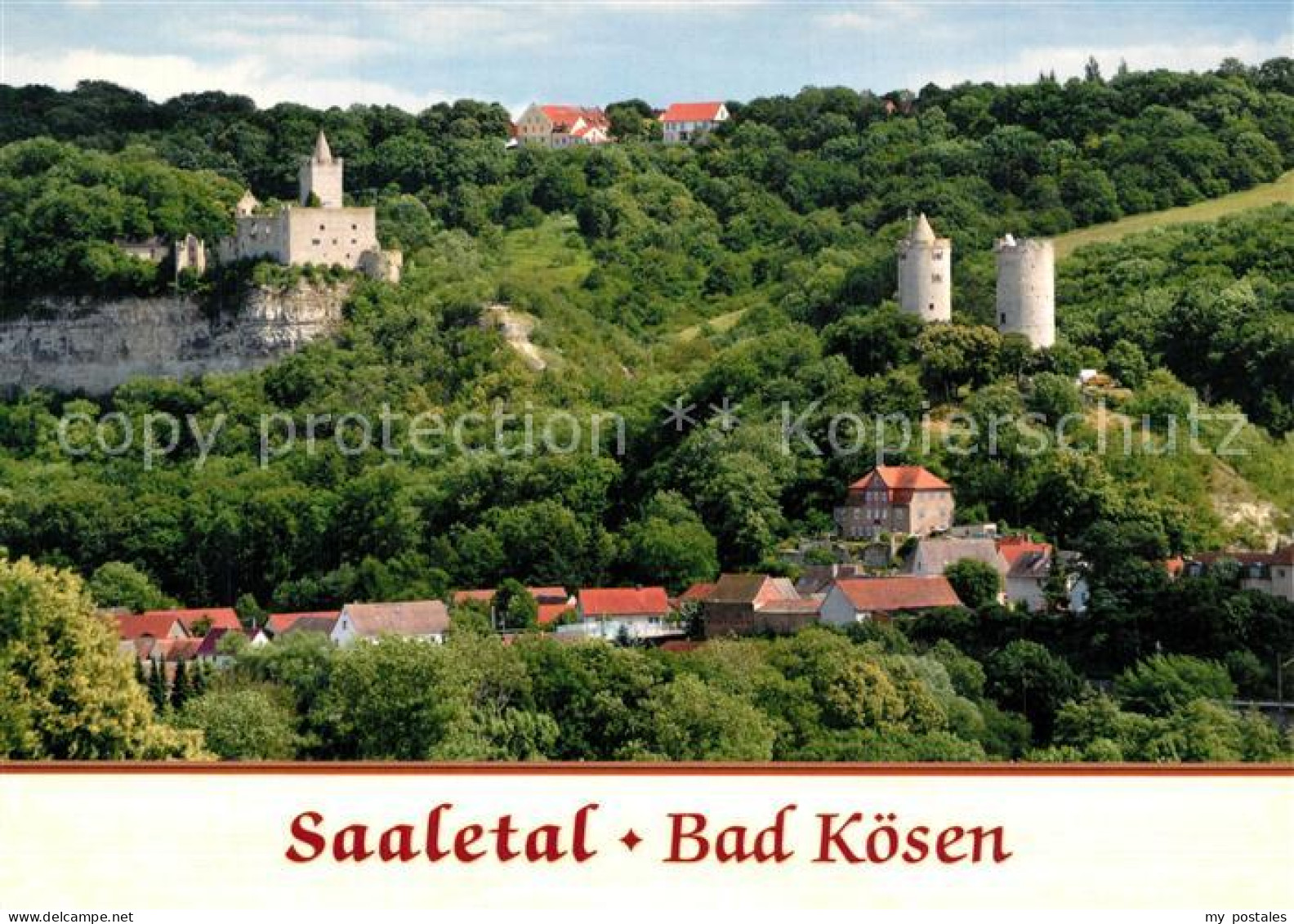 73508725 Bad Koesen Rudelsburg Rittergit Kreipitzsch Burg Saaleck Bad Koesen - Bad Koesen