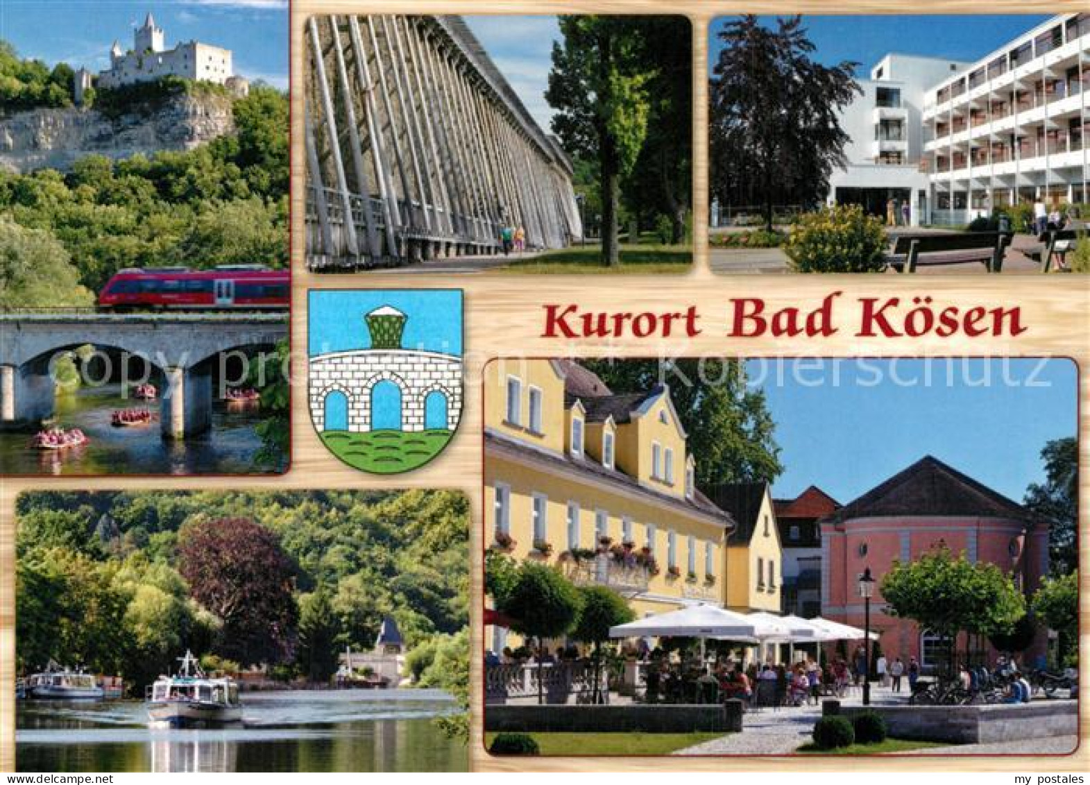 73508724 Bad Koesen Rudelsburg Schlauchboottouren Gradierwerk REHA Klinik I Bad  - Bad Kösen