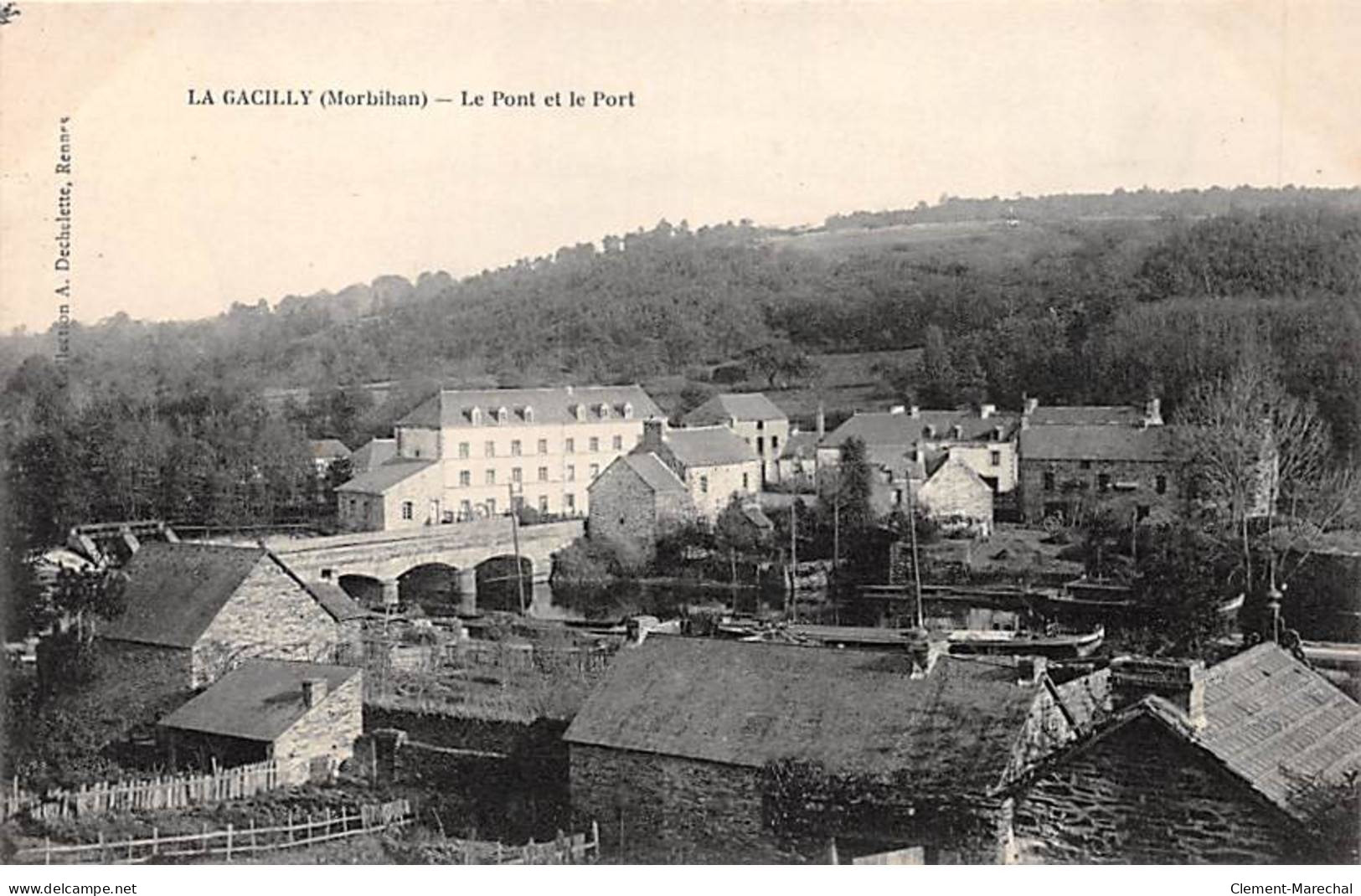 LA GACILLY - Le Pont Et Le Port - Très Bon état - La Gacilly