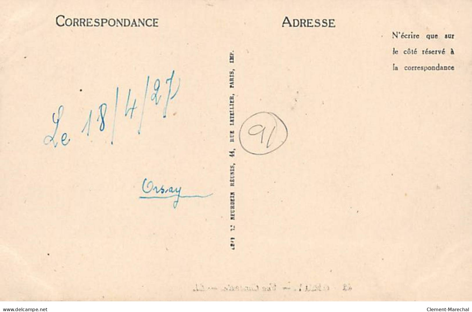 ORSAY - Vue Générale - Très Bon état - Orsay