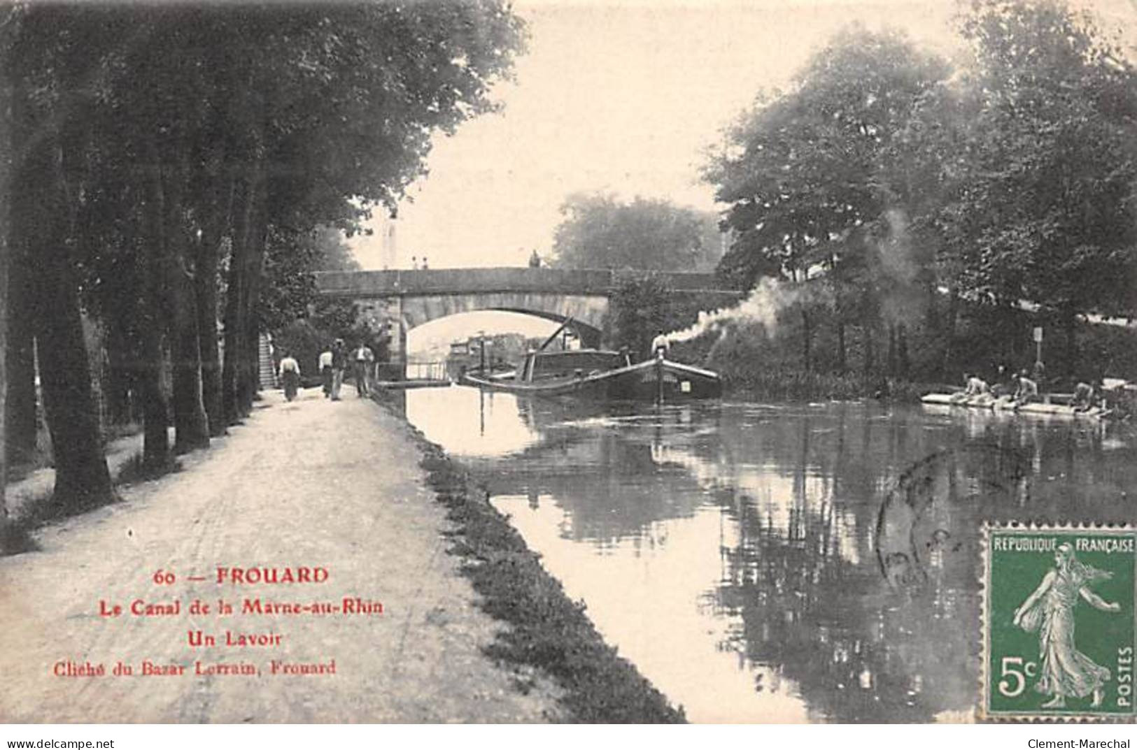 FROUARD - Le Canal De La Marne Au Rhin - Un Lavoir - Très Bon état - Frouard