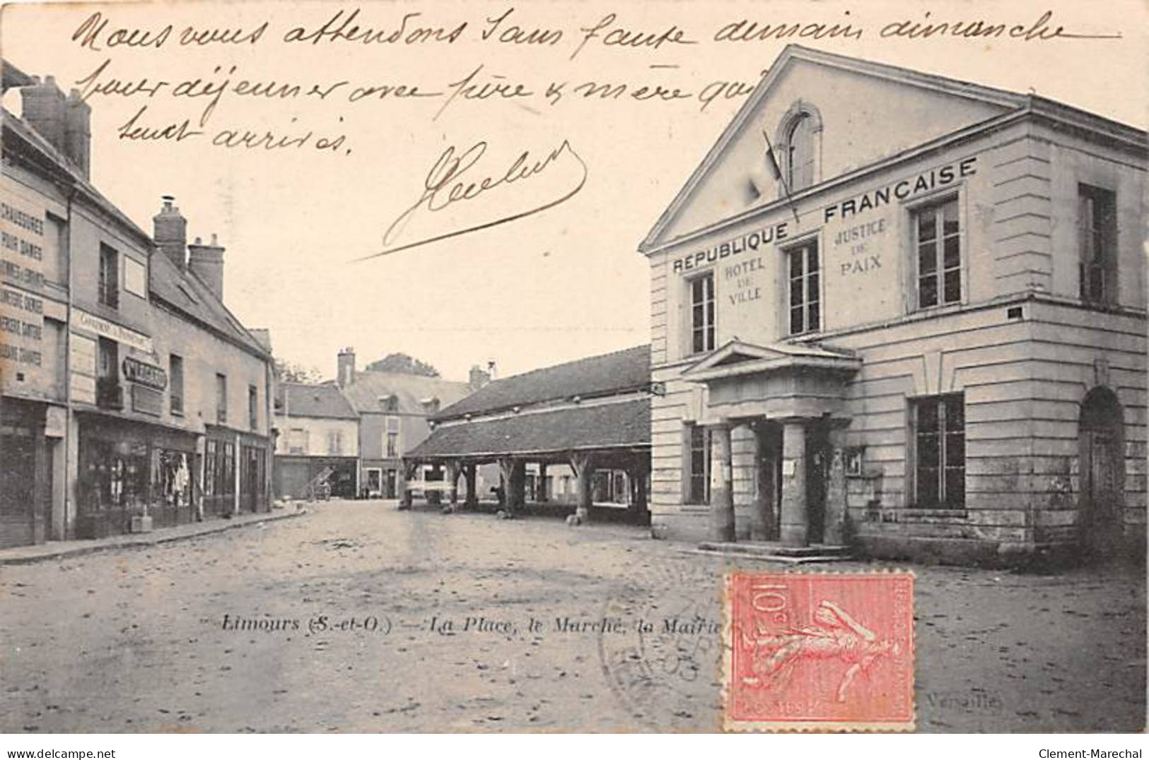 LIMOURS - La Place - Le Marché - La Mairie - Très Bon état - Limours