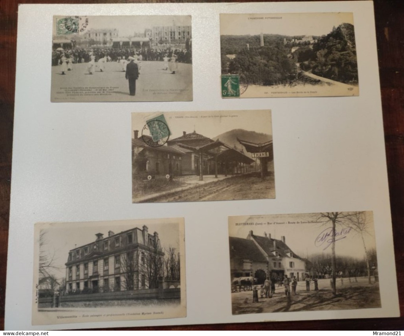 Lot De Cinq Cartes Postales Anciennes - Collections & Lots