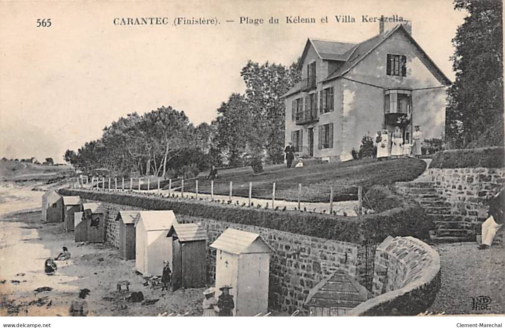 CARANTEC - Plage Du Kélenn Et Villa Ker Izella - Très Bon état - Carantec